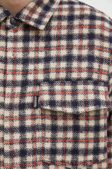 Риза BILLIONAIRE BOYS CLUB Men's Regular Fit Embroidered Checked Shirt Синьо | B24429, 3