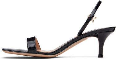 Аксесоари Gianvito Rossi Gianvito Rossi Ribbon Kitten Heel Sandals Черно | G32091-55RIC-VER, 2