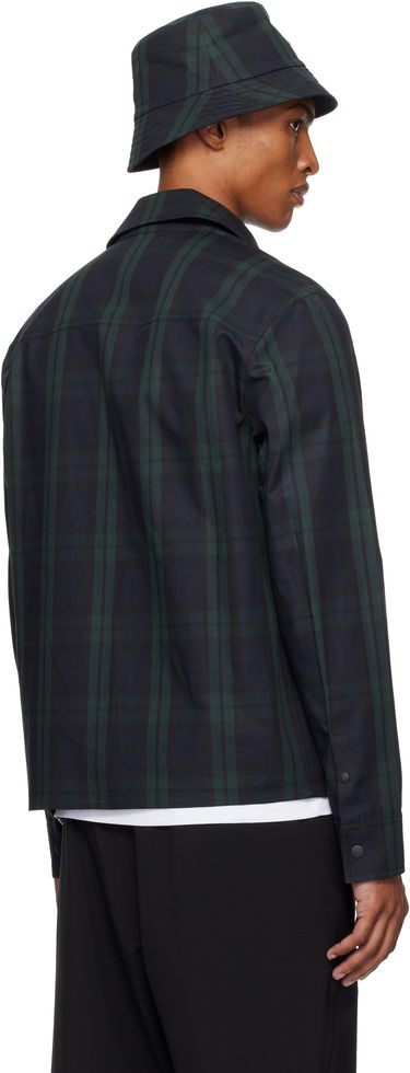 Риза Moncler Moncler Checked Cotton Gabardine Overshirt Зелено | K20912F00007M7484, 2