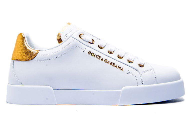 Кецове и обувки Dolce & Gabbana Portofino Light White Gold Бяло | CS1787-AN298-8B996, 0