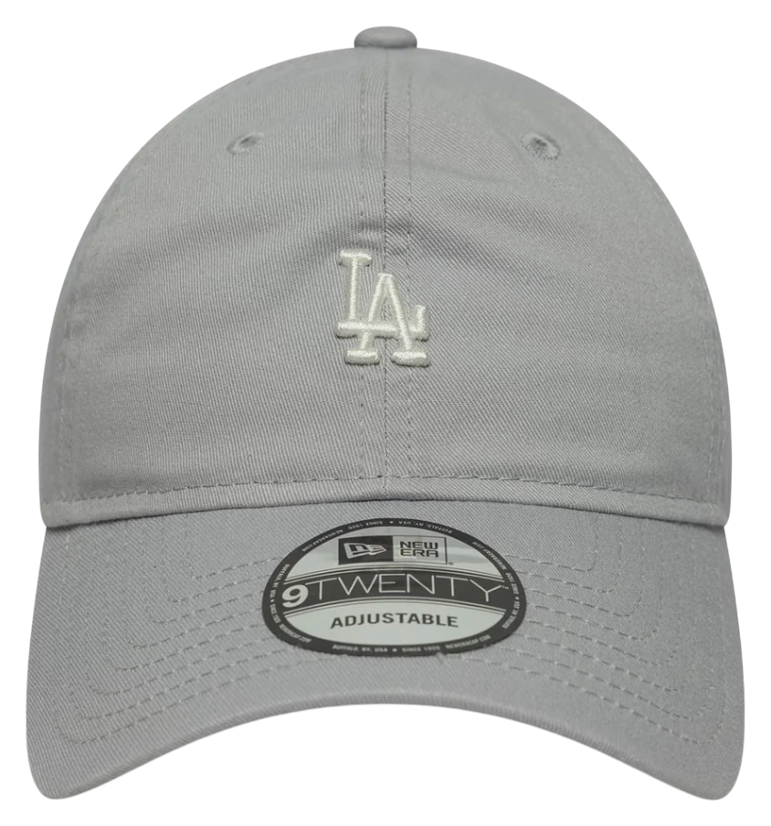 Шапка с козирка New Era New Era MLB Los Angeles Dodgers Mini Logo Washed 9Twenty Adjustable Cap Сиво | 60667600-60667600, 1