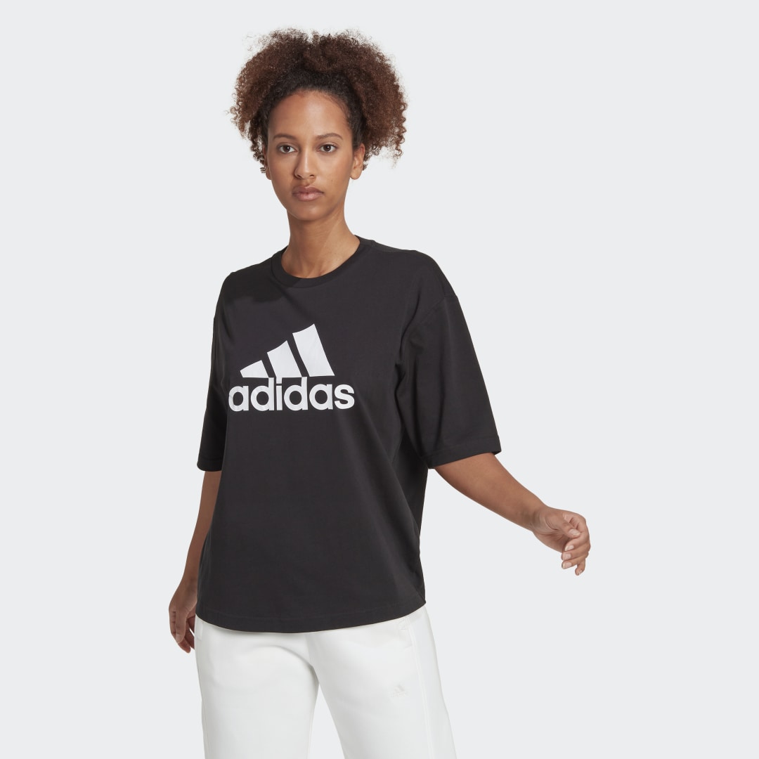Тениска adidas Performance Future Icons Badge of Sport Черно | HK0504, 0