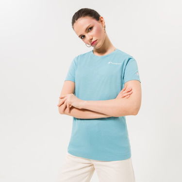 Поло тениска Champion Crewneck Tee Тюркоазено | 115426BS157, 0