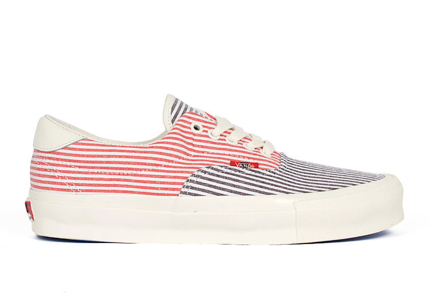 Кецове и обувки Vans Vault OG Style 45 LX Maritime Nautical Stripes Black Goji Berry Розово | VN0A4UVGAR7, 0