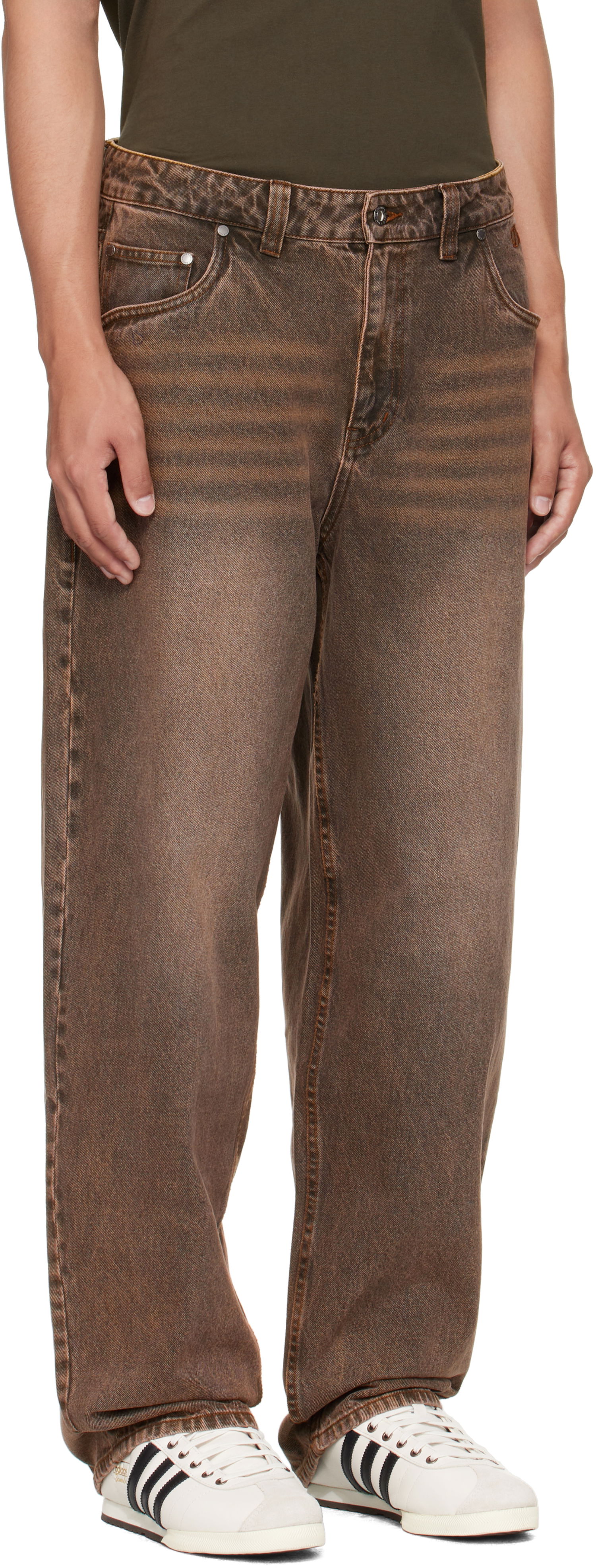 Дънки Dime Dime Baggy Jeans Кафяво | DIMEFA2514BRW, 1