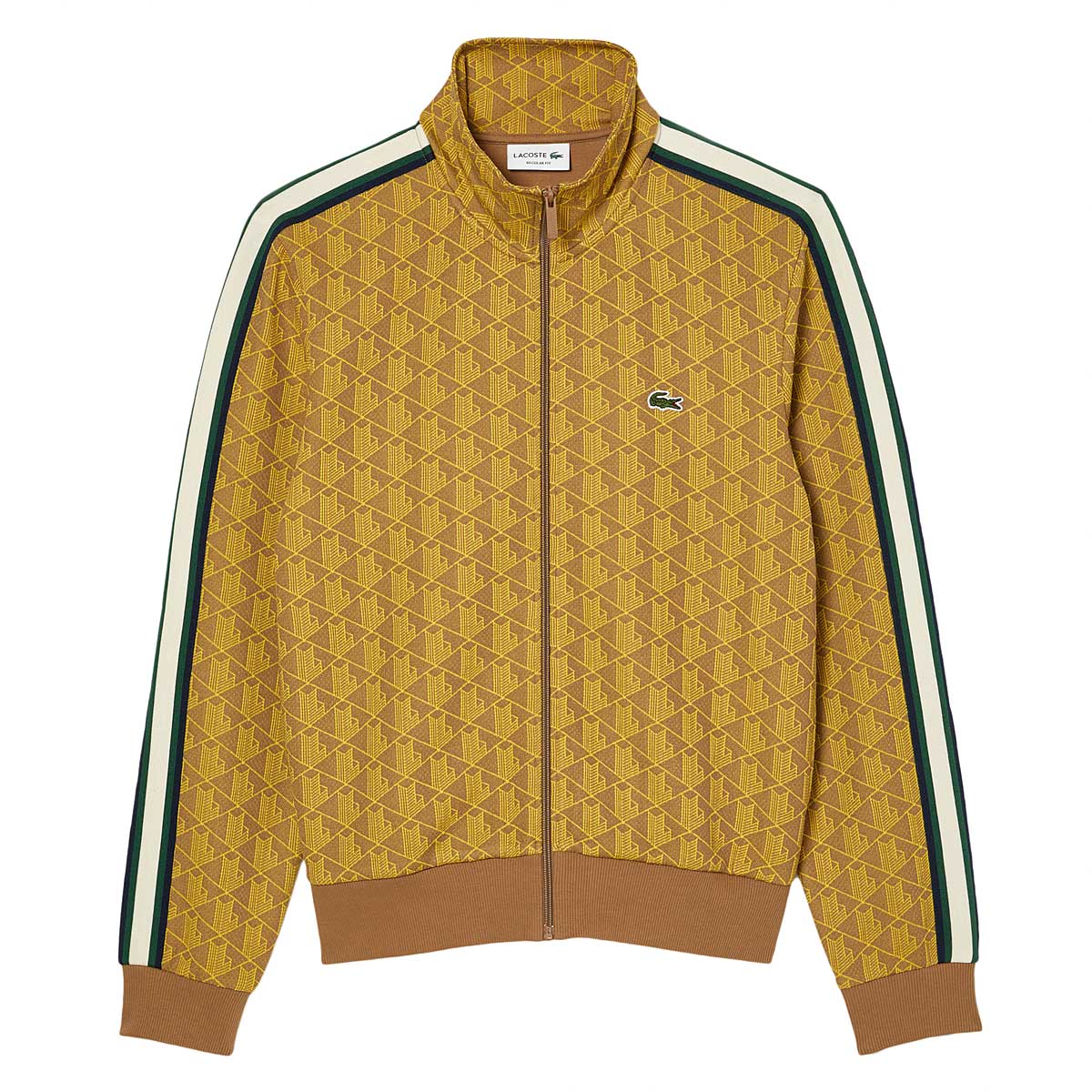 Суитчър Lacoste Paris Jacquard Monogram Zipped Sweatshirt Оранжево
 | SH1368-00-QIB, 1