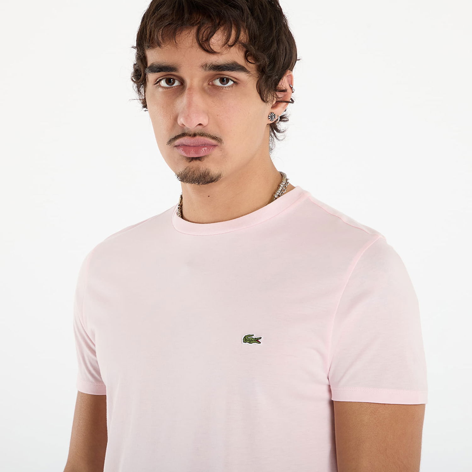Тениска Lacoste Crew Neck T-Shirt L Розово | TH6709 T03, 1