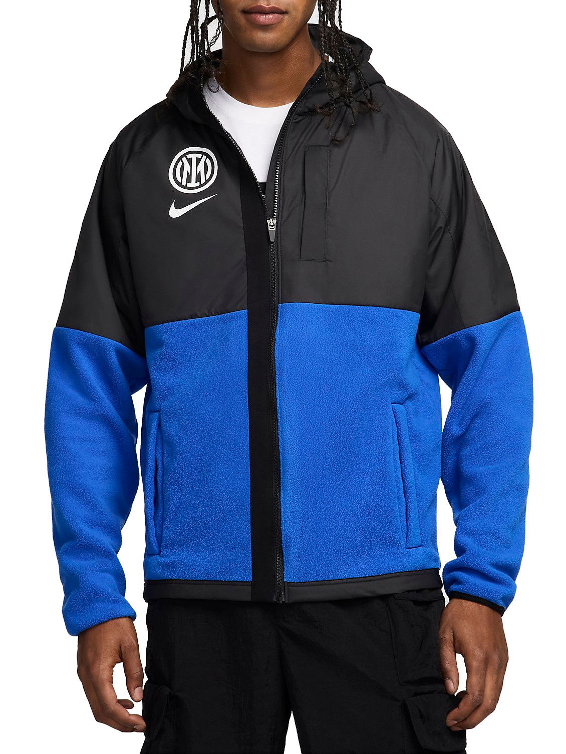 Суитчър Nike Winterized Fleece Hoodie Jacket Синьо | fz8582-010, 0