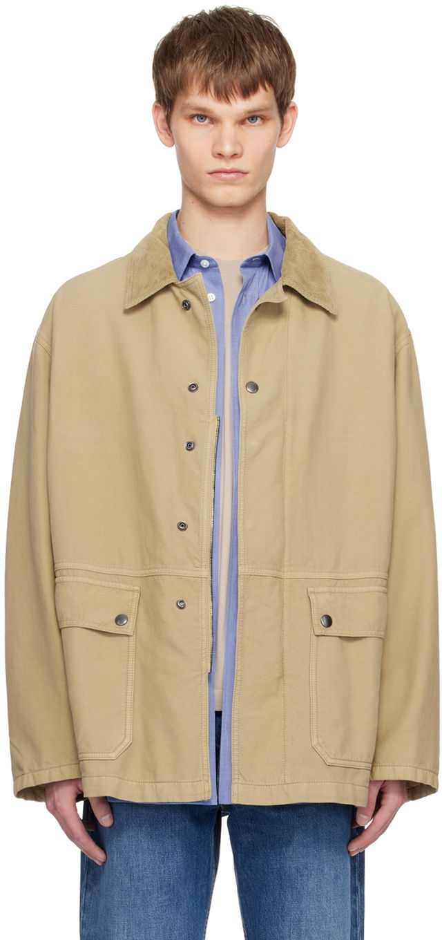 Corduroy Collar Cotton Jacket
