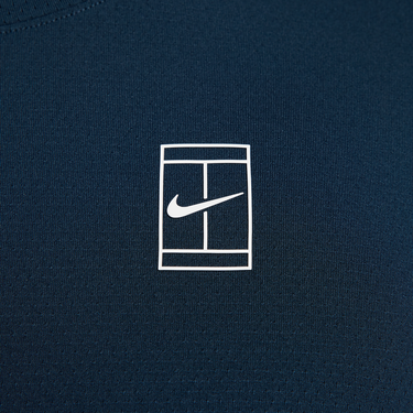 Тениска Nike NikeCourt Advantage Dri-FIT Tennis T-Shirt Тъмно синьо | FZ6910-478, 2