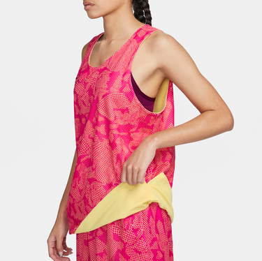 Комплект Nike Hypercool Abstract Print Tank Top and 8in Shorts Set Розово | 924157-100, 2