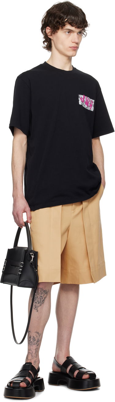 Тениска JW Anderson JW Anderson 'JWA' Lace Trim T-Shirt Черно | JT0272-PG1551, 3