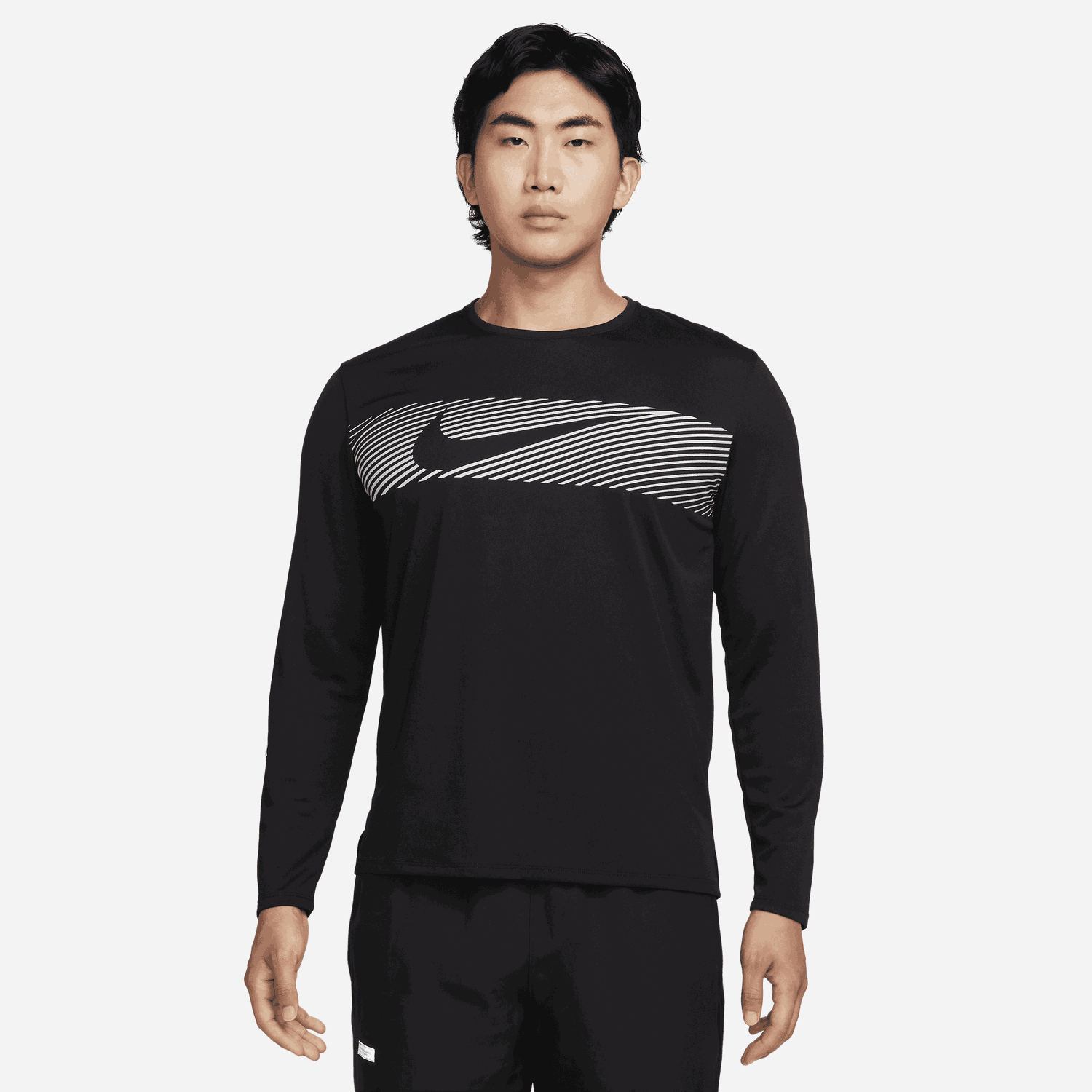 Суитчър Nike Miler Flash Dri-FIT UV Черно | FB8552-010, 0