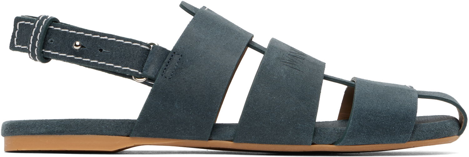 Кецове и обувки JW Anderson JW Anderson Suede Fisherman Sandals Синьо | SN0091-LA0359, 0