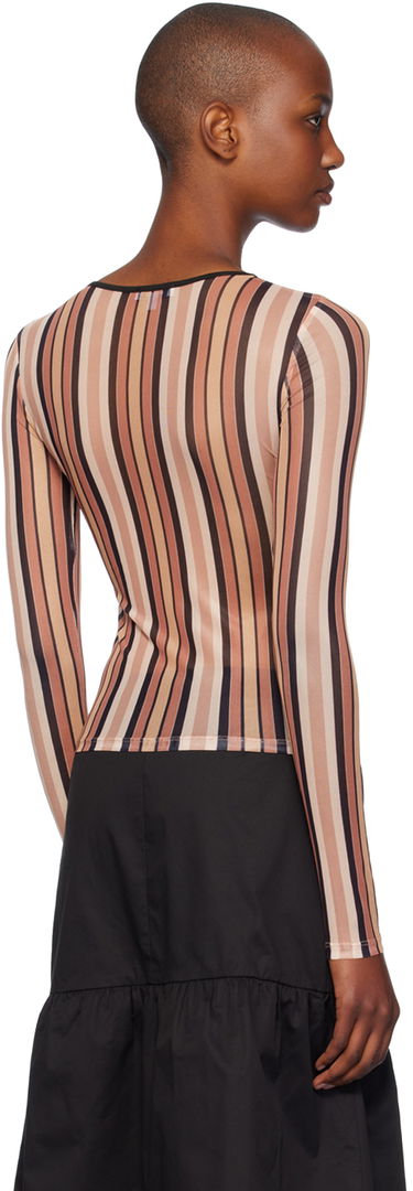 Тениска Miaou Miaou Striped Long Sleeve T-Shirt Многоцветен | 7029PM2SST, 2