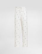 Dolce & Gabbana Logo Striped Drawstring Trousers