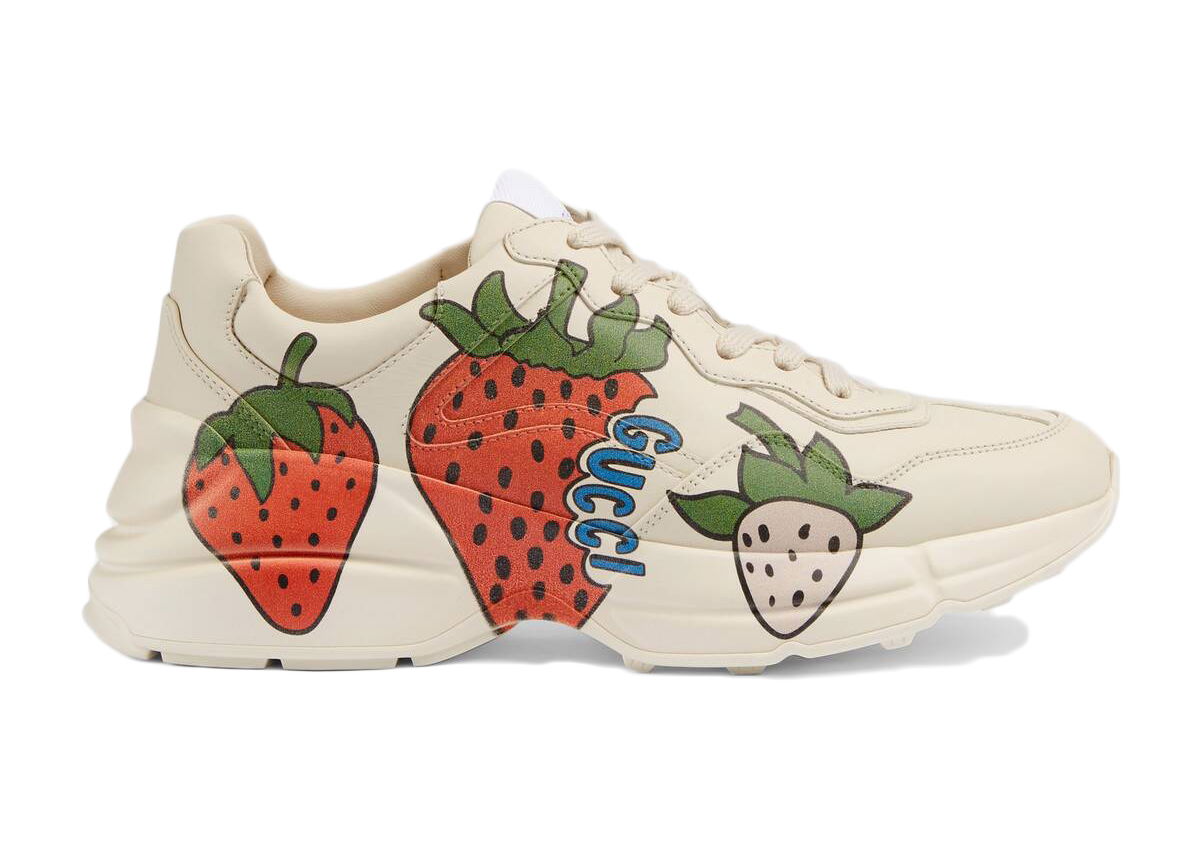 Кецове и обувки Gucci Rhyton 'Starwberry' (W) Бежово | 576963 DRW00 9522, 0