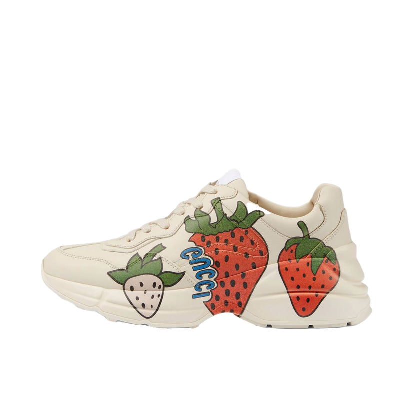 Кецове и обувки Gucci Rhyton 'Starwberry' (W) Бежово | 576963 DRW00 9522