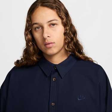 Риза Nike Nike Club Oxford Loose Fit Long Sleeve Shirt Тъмно синьо | HM9590-451, 4