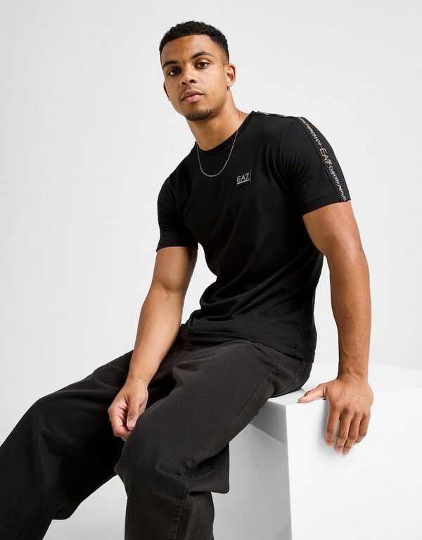 Тениска Emporio Armani Emporio Armani 7 Tape Badge T-Shirt Черно | AF132447M001151UC001, 0