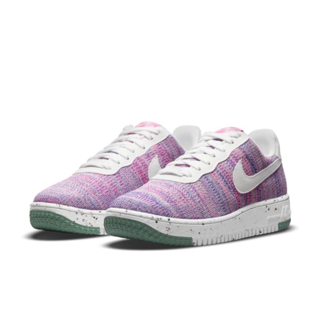 Кецове и обувки Nike Air Force 1 Crater Flyknit W Лилаво | DC7273-500, 1