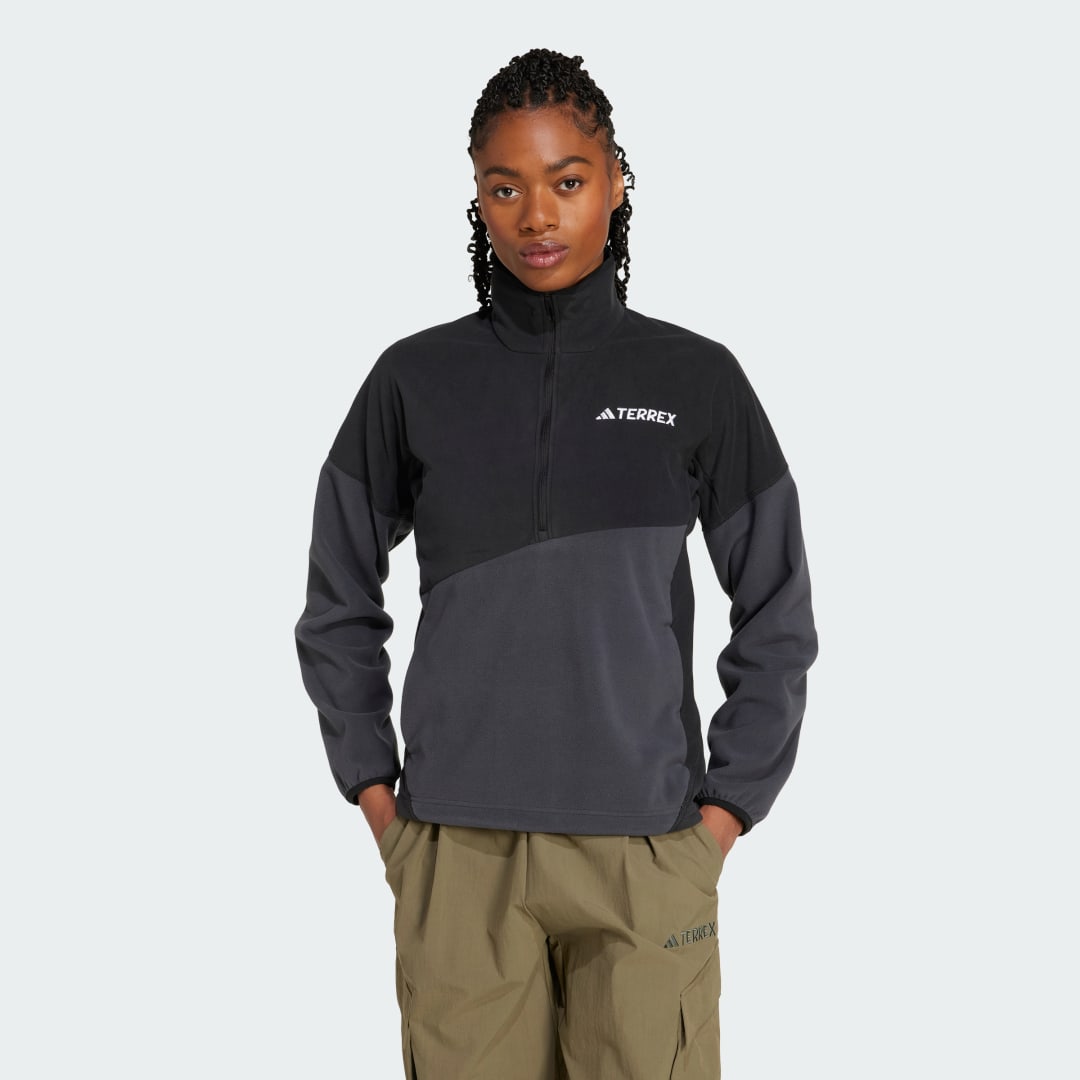 Пуловер adidas Performance Terrex Multi Climawarm Fleece Jacket Черно | JE1355, 0