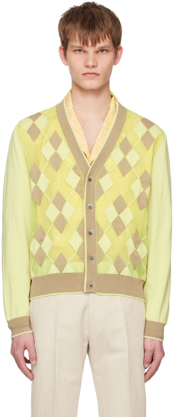 Пуловер Jacquemus Le Raphia 'Le Cardigan Toledo' Cardigan Зелено | 23E235KN140-2298, 0