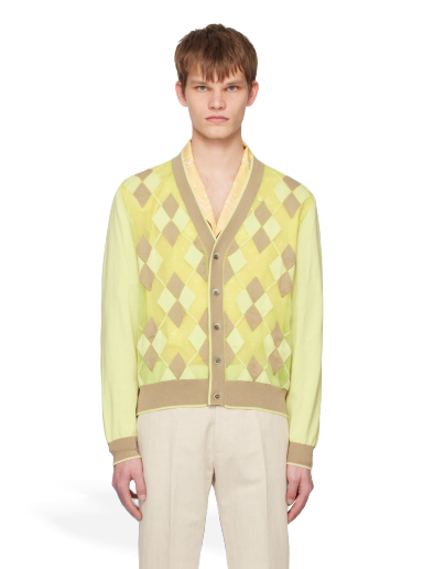 Пуловер Jacquemus Le Raphia 'Le Cardigan Toledo' Cardigan Зелено | 23E235KN140-2298