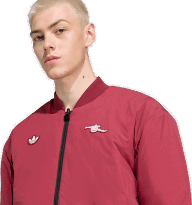 Яке бомбър adidas Performance Arsenal Terrace Icons Bomber Jacket Червено | JM9404, 3