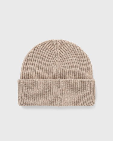 Шапка GANNI Light Structured Rib Knit Beanie Бежово | A5369-196, 2