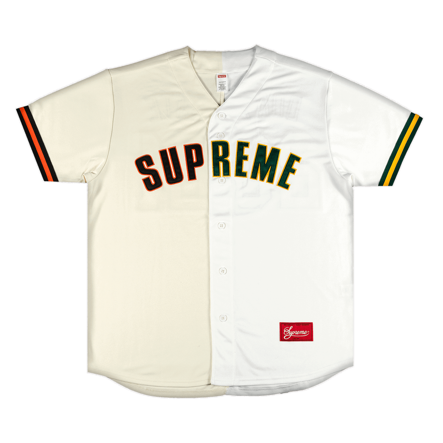 Фланелка Supreme Don't Hate Baseball Jersey Бежово | SS21KN11 NATURAL, 0