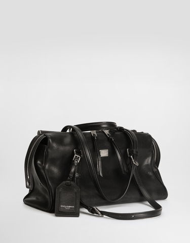 Чанта през рамо Dolce & Gabbana Dolce & Gabbana Vittoria Calfskin Shoulder and Crossbody Bag Черно | BB7844AW11880999, 3