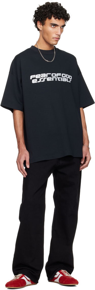 Тениска Fear of God ESSENTIALS Holiday Ponte 90s T-shirt Черно | 125HO254501F, 3