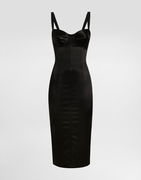 Dolce & Gabbana Satin Midi Dress
