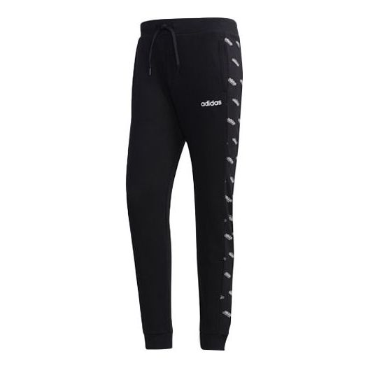 Спортни панталони adidas Originals Printing Splicing Knit Pants Черно | FM6076