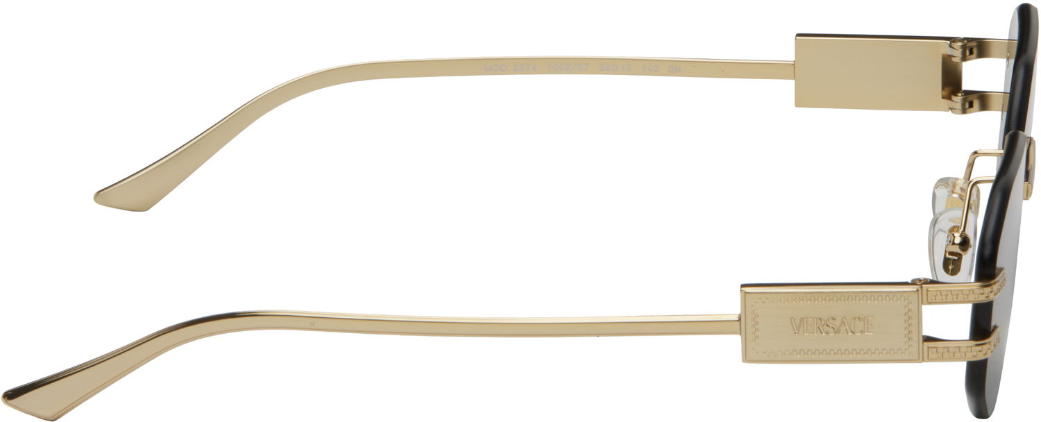 Слънчеви очила Versace Versace Damier Plaque Sunglasses Черно | 0VE2274 10028758 8056262249925, 1
