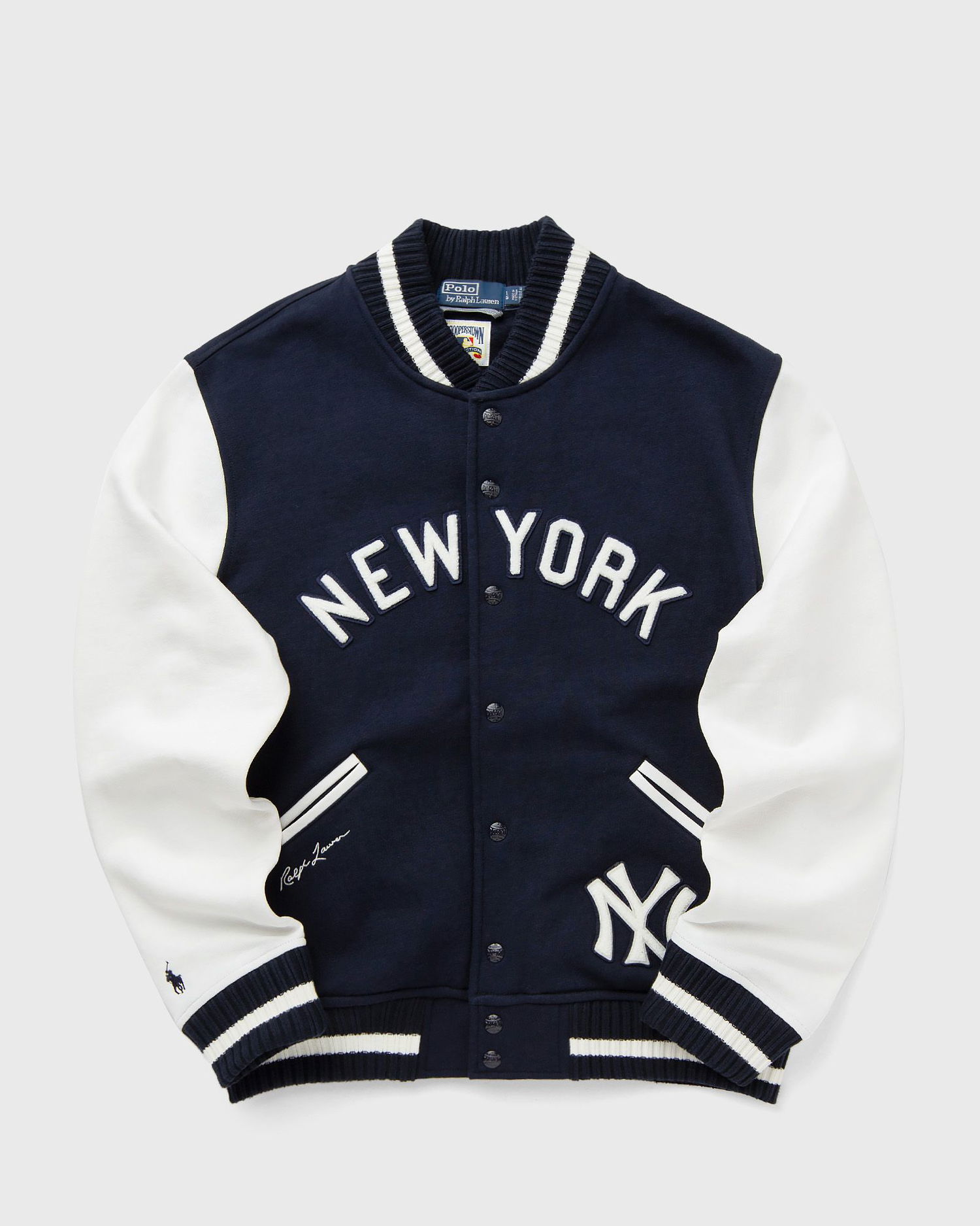 Яке бомбър Polo by Ralph Lauren Yankees Fleece Bomber Jacket Тъмно синьо | 710967434001, 1