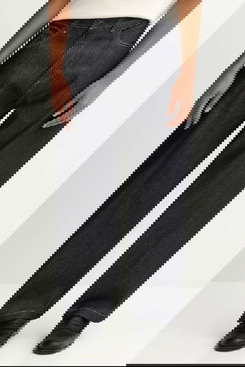 Дънки Carhartt WIP Brandon Pant Dark Wash Wide-Leg Jeans Черно | I035893.101, 0