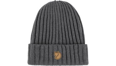 Шапка FJÄLLRÄVEN Byron Ribbed Knit Beanie - One size Сиво | F77388-031, 3