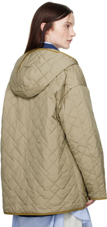 Пухо яке A.P.C. Hooded Quilted Jacket Зелено | PSAKJ-M32005, 2