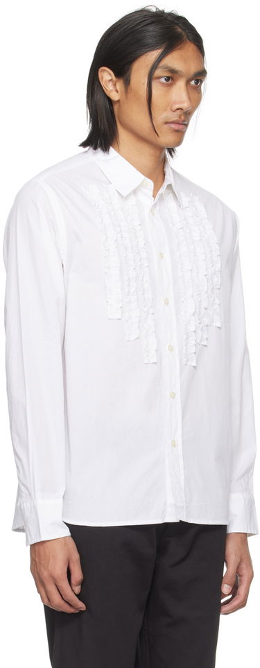 Риза Universal Works Universal Works Frill Shirt Бяло | P2926, 1