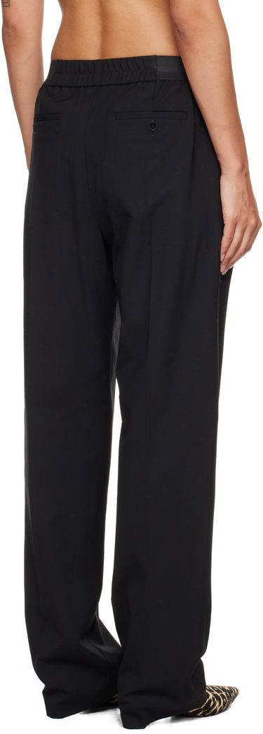 Панталони Loulou de Saison Loulou de Saison Elasticated Waistline Trousers Черно | NIRO, 2