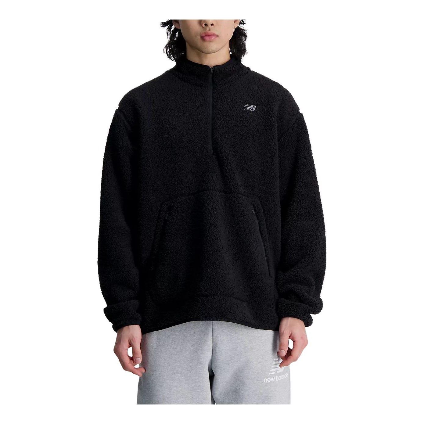 Пуловер New Balance Sherpa Pullover Черно | MT33067-BK, 0