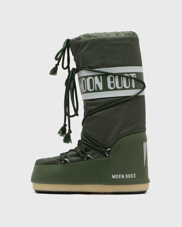 Кецове и обувки Moon Boot Moon Boot Icon Nylon Boots Зелено | 80D1400440-G016, 2