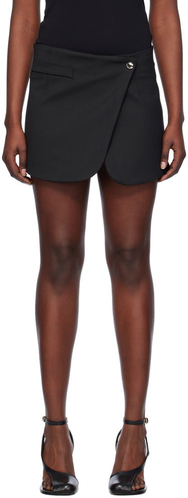 Пола Coperni Coperni Tailored Asymmetrical Miniskirt Черно | COPJ24111, 0
