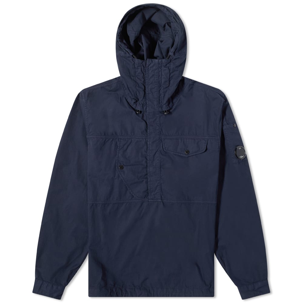 Яке C.P. Company Arm Lens Popover Hooded Overshirt Тъмно синьо | 11CMSH146A-002824G-888, 0