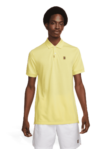 Поло тениска Nike Slim-Fit Polo Shirt Жълто | DA4379-706