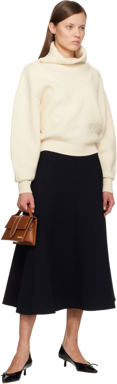 Пола Jacquemus 'The Triangle' Flared Midi Skirt Черно | 25HSKW00635AW00632, 3