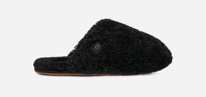 Кецове и обувки UGG Maxi Curly Slide Черно | 1133151-BLK, 0