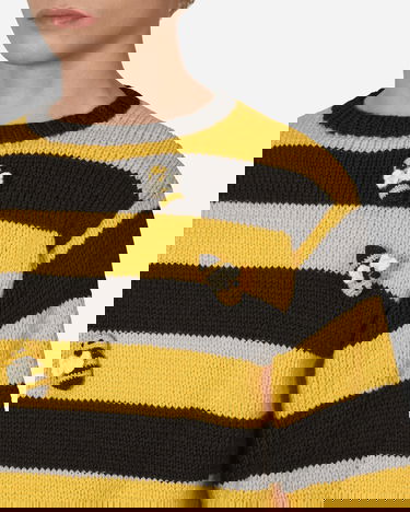 Пуловер Sky High Farm Hand Knit Bee Knit Sweater Многоцветен | SHF02N003 1, 5